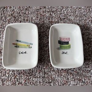 Rae Dunn Trinket Dishes Set of 2